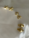 Gold Renkli Midye Küpe