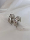 Vintage spiral halka küpe