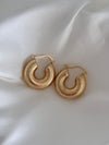 Vintage spiral halka küpe
