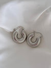 Vintage spiral halka küpe